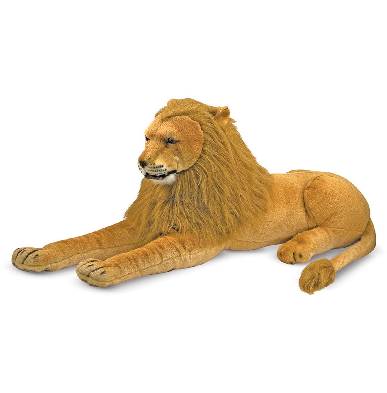 Melissa & Doug - Peluche Géante Lion Marron
