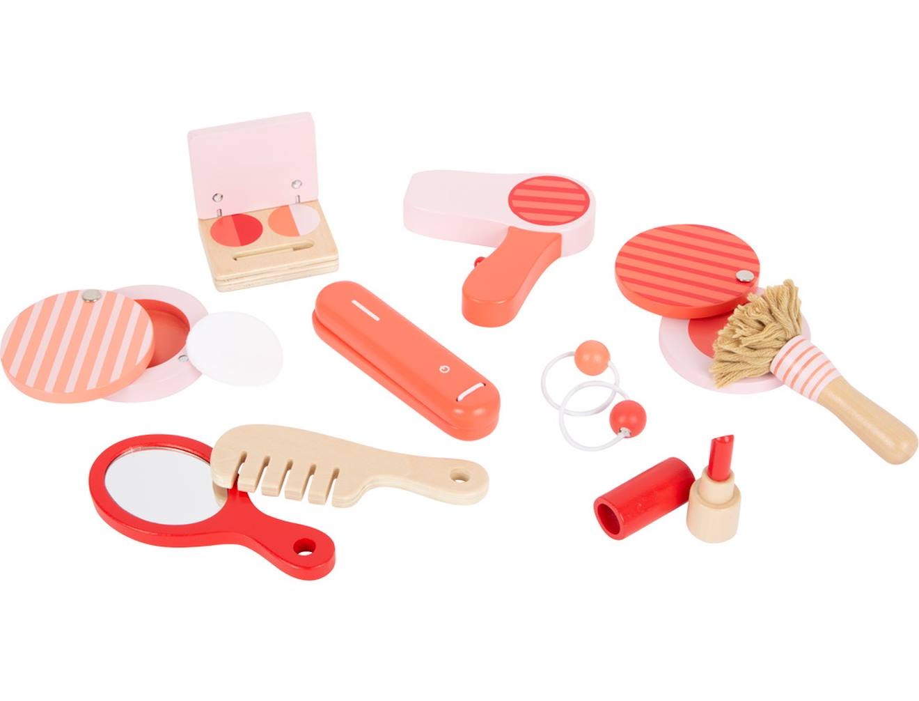 Coffret Cosmétique Et Coiffure Rétro Rouge (Small Foot) - Image 2
