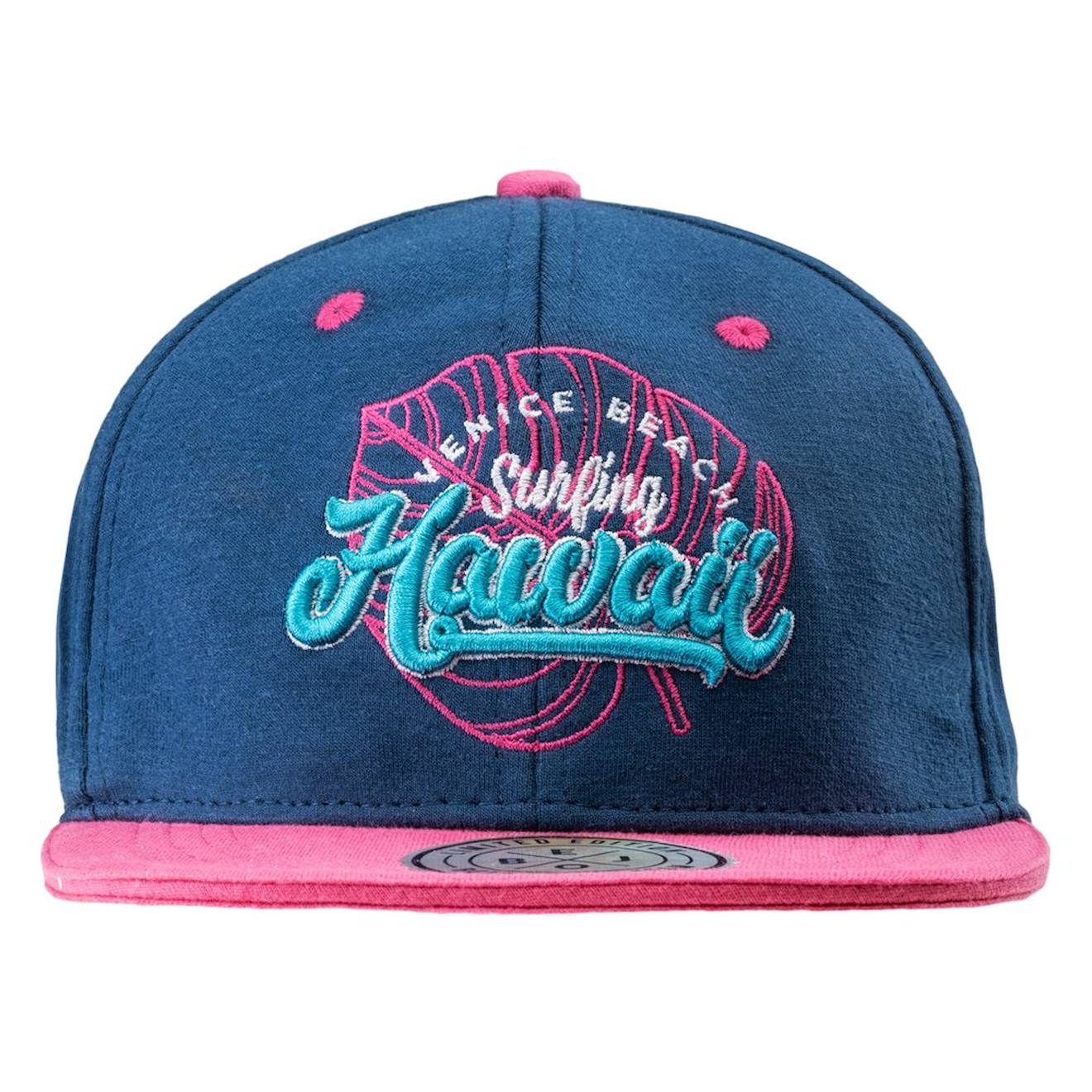 Casquette Coton Justina Mer De Gibraltar / Fuchsia Pas