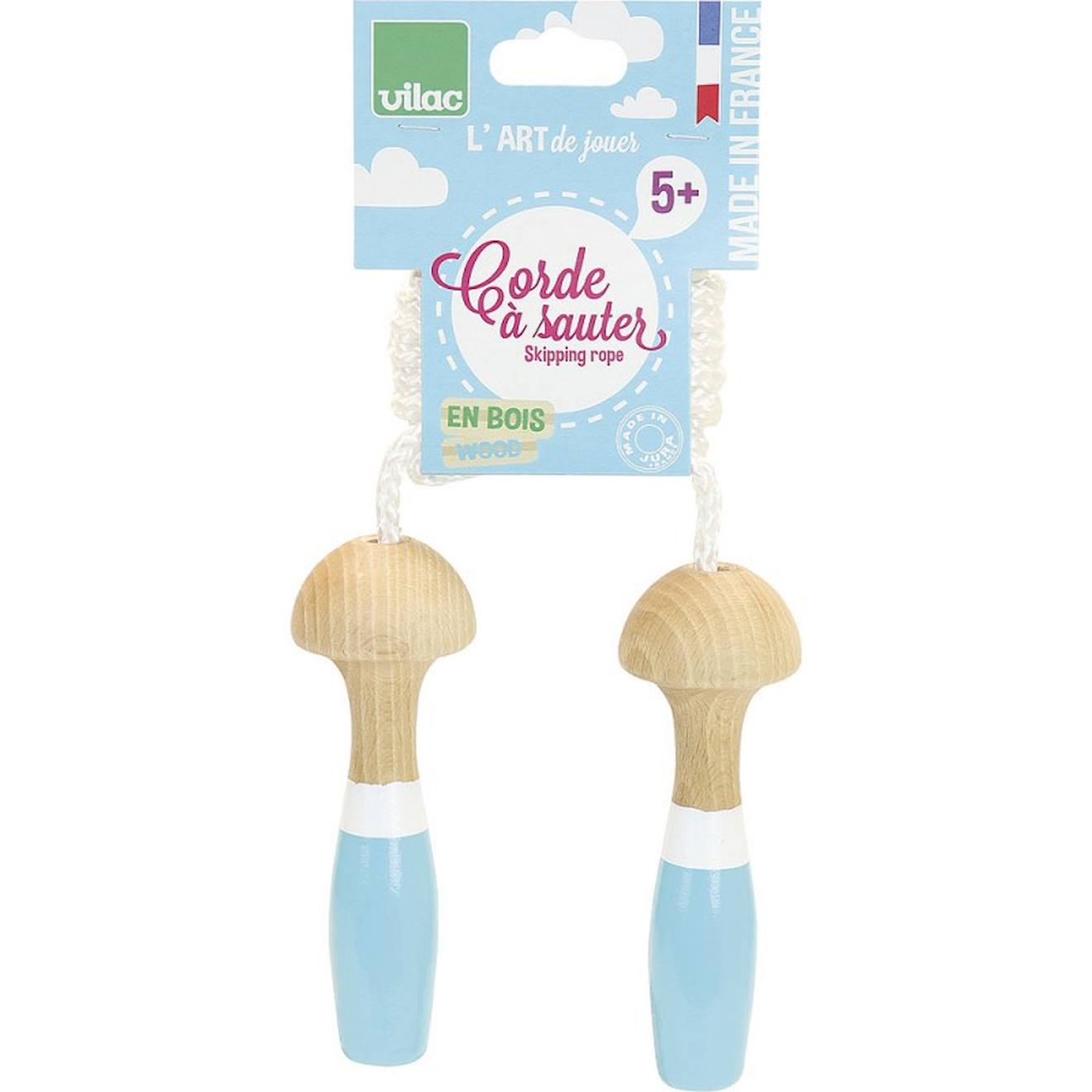 Vilac - Corde À Sauter Bi-bleue Bleu