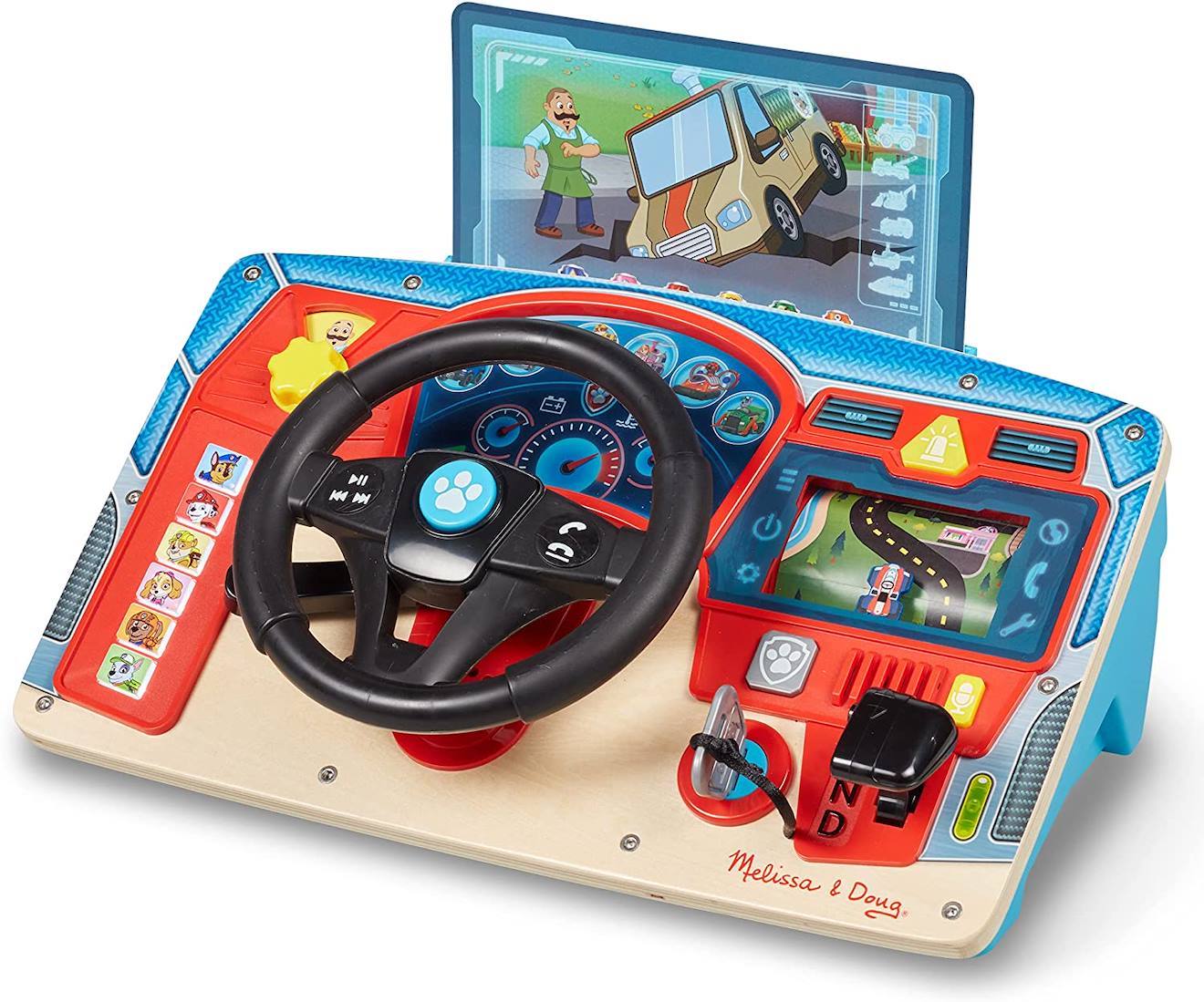 Melissa & Doug - Tableau De Bord Paw Patrol Bleu