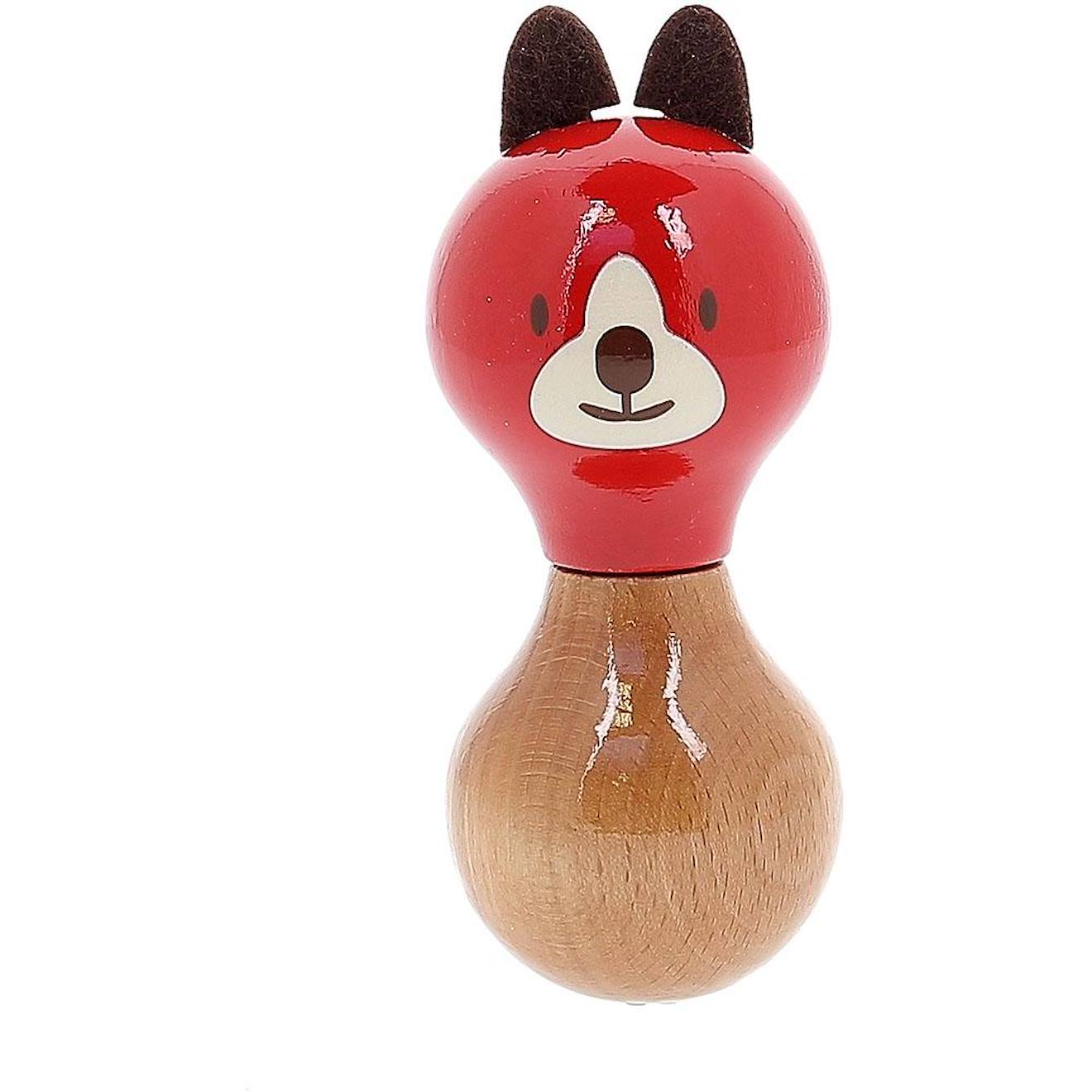 Hochet Maracas Lucien Le Chien Rouge