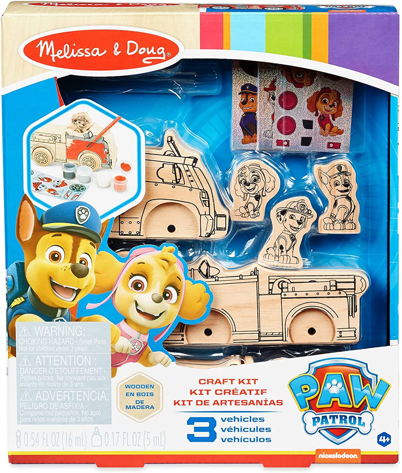 Melissa & Doug - Véhicules Pat' Patrol À Décorer Beige