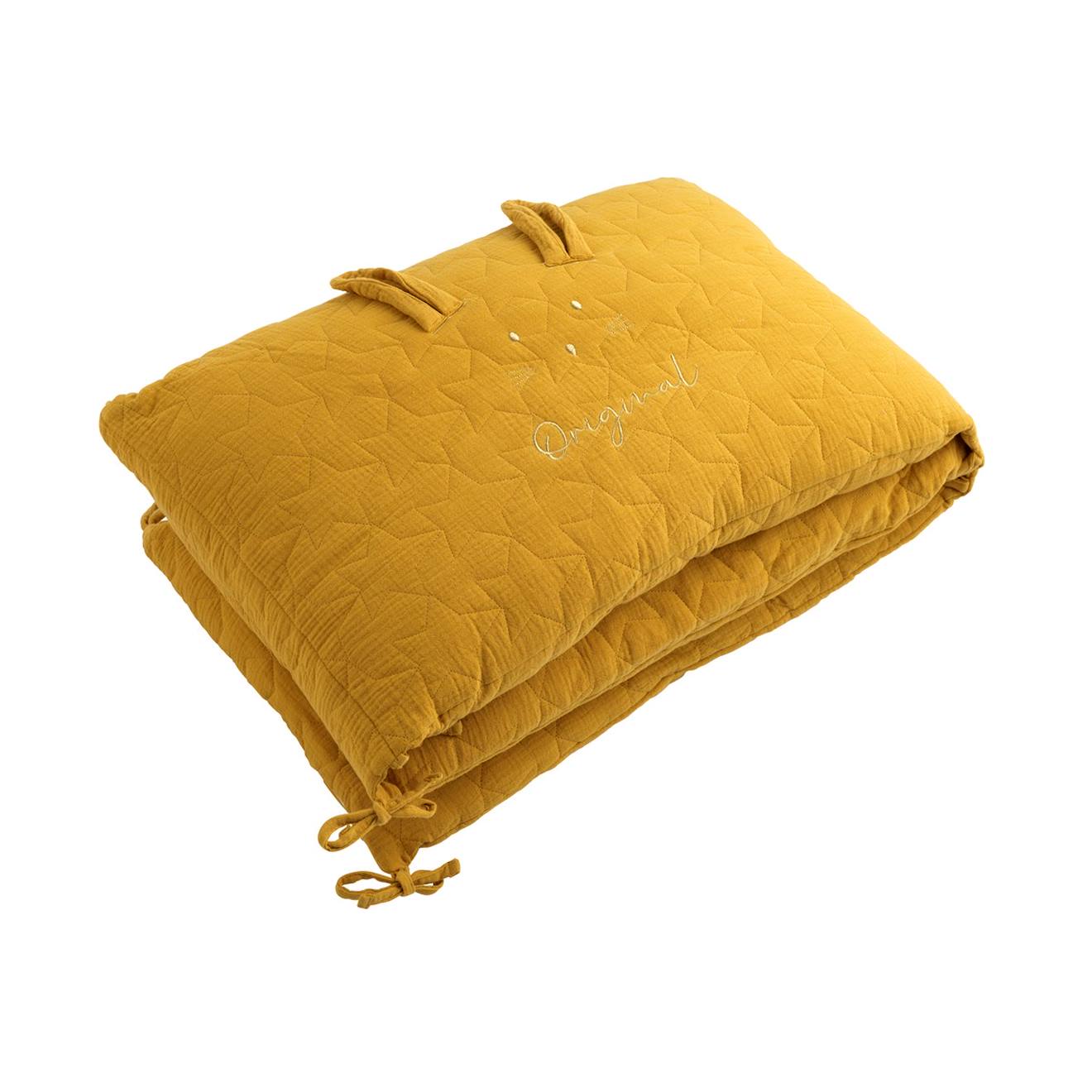 Tour De Lit Bébé En Coton - Original Jaune