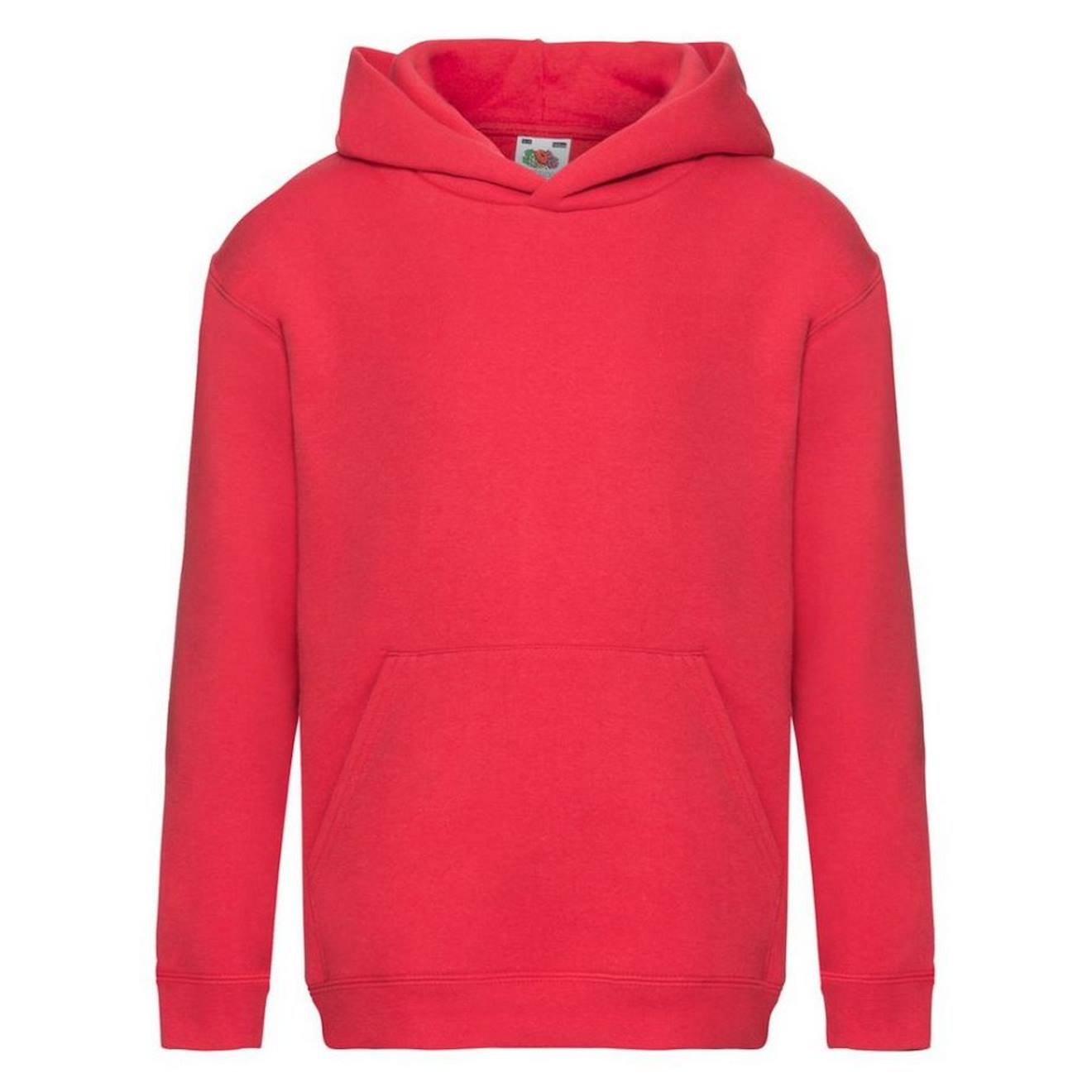 Sweat À Capuche Coton Premium Rouge