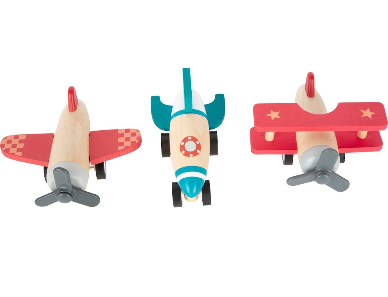 Set D'avions À Rétrofriction Beige (Small Foot) - Image 1