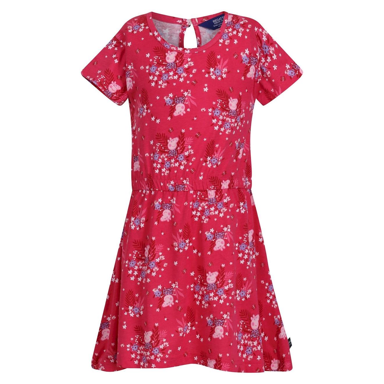Robe Décontractée Bébé Coton Peppa Pig Rose Bonbon