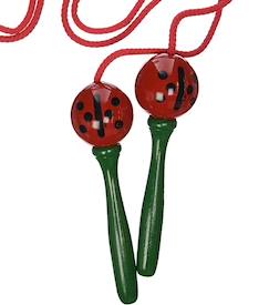 Jouet-Corde à sauter coccinelle