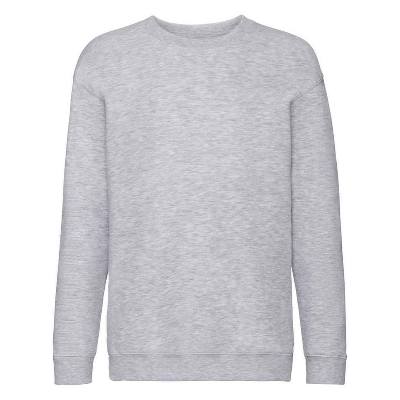 Pull En Coton Peigné De Qualité Supérieure Premium Gris Chiné