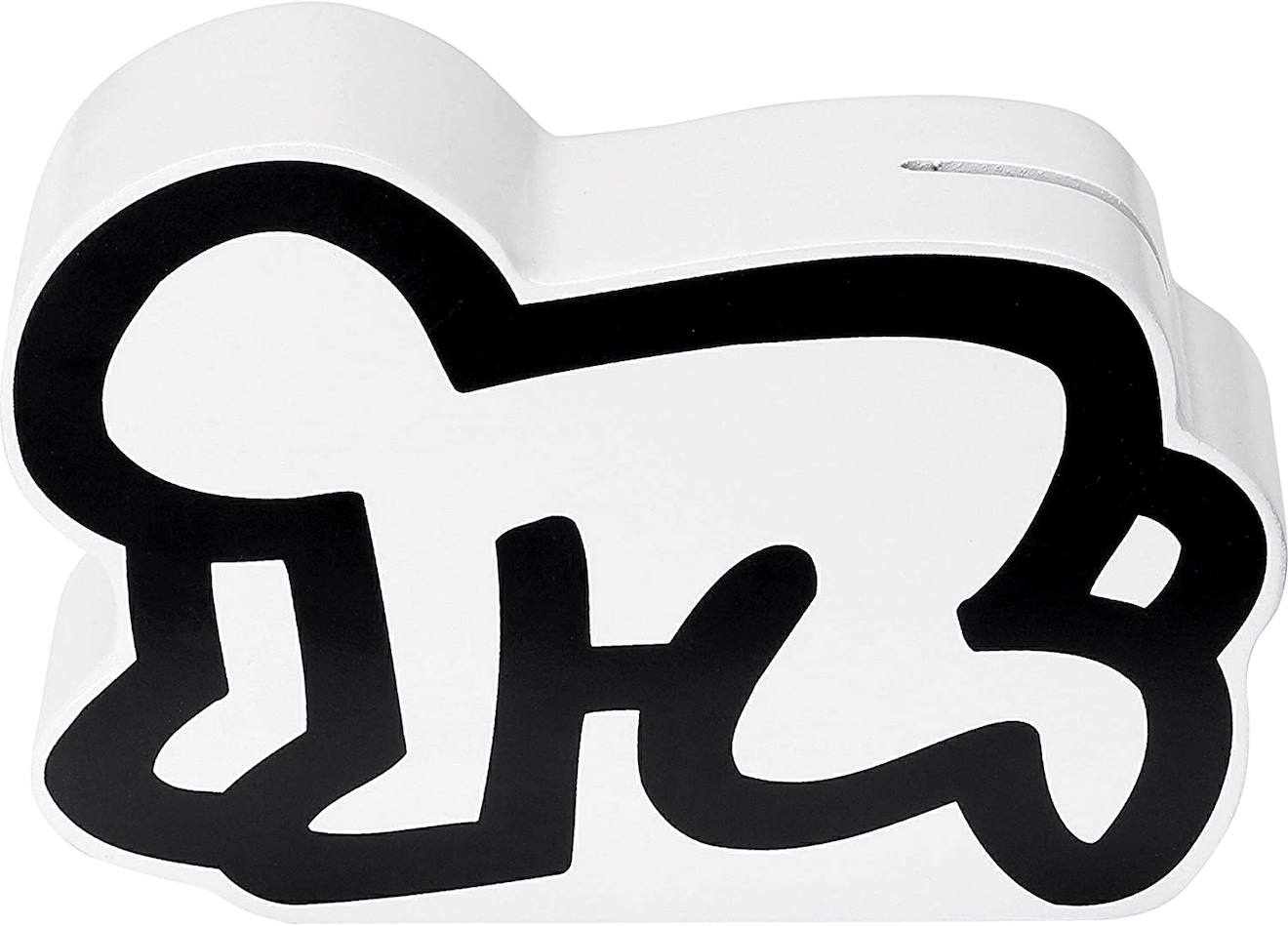 Tirelire Keith Haring Blanc