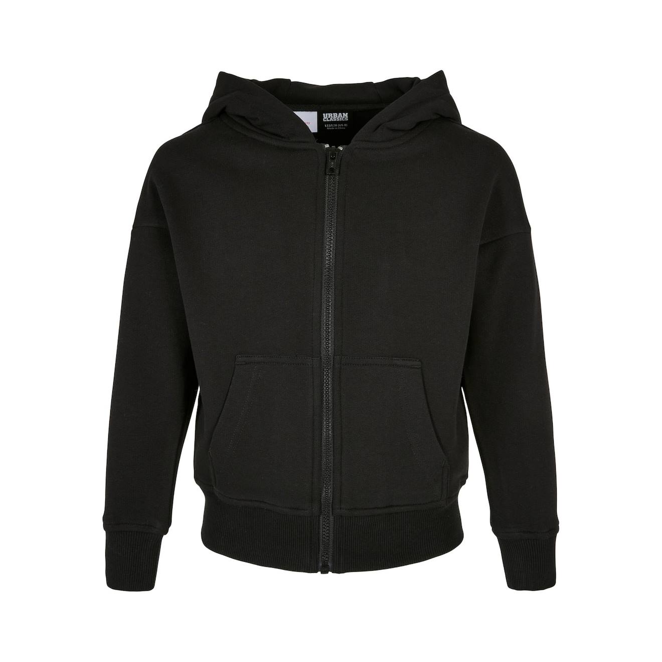 Veste À Capuche Synthétique Noir