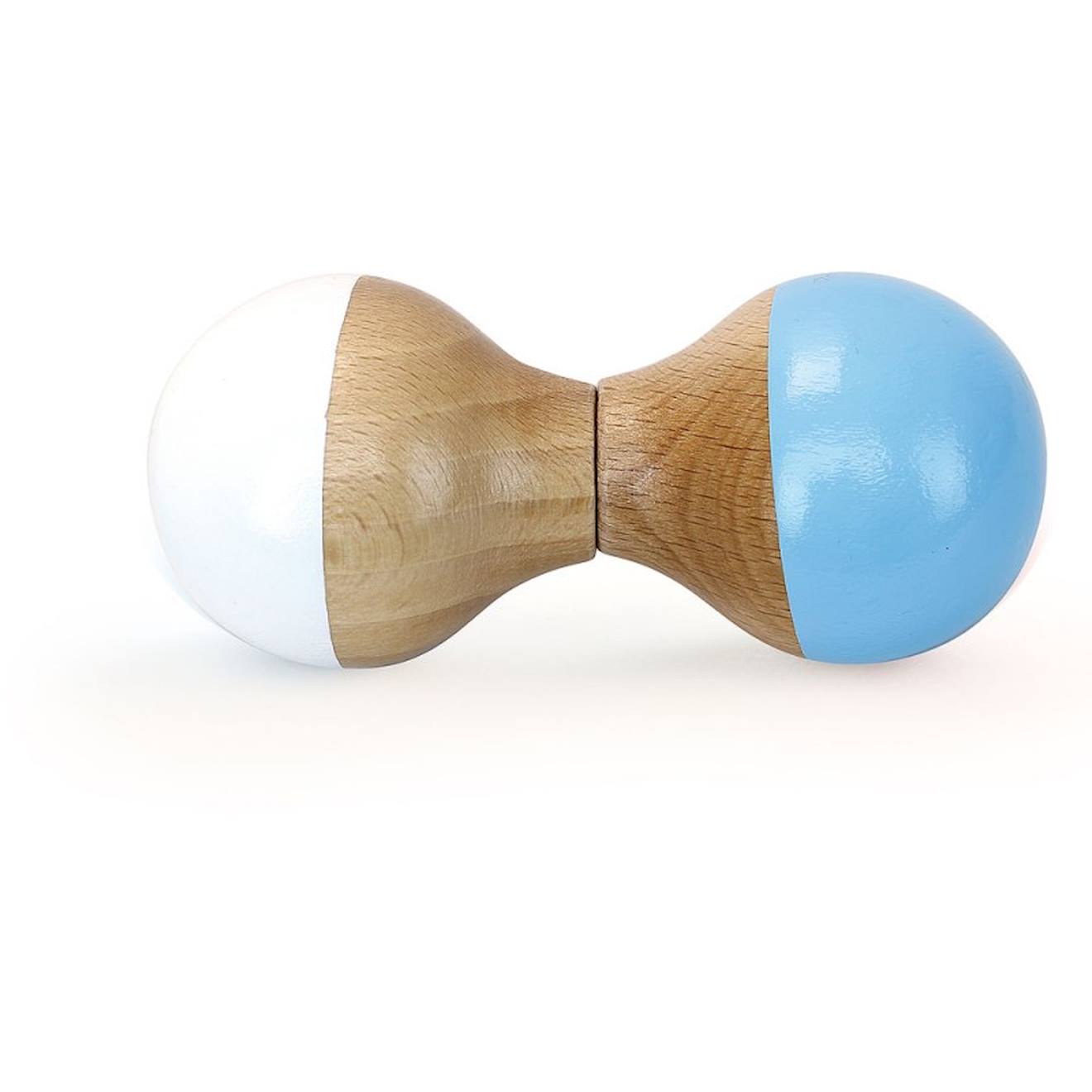 Vilac - Hochet Du Jura Blanc Et Bleu Bleu
