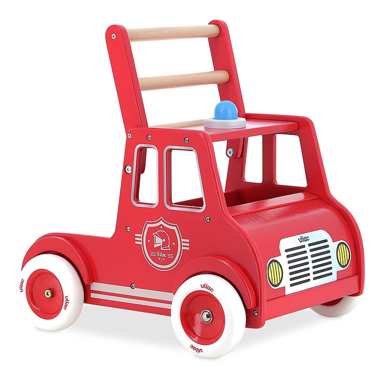 Chariot De Marche Pompiers Rouge