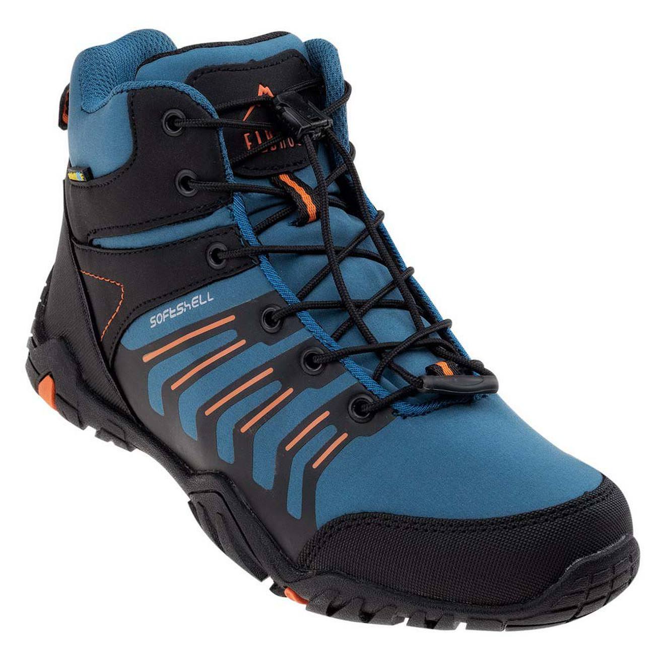 Bottines De Marche Synthétique Erimley Noir / Bleu Foncé / Orange