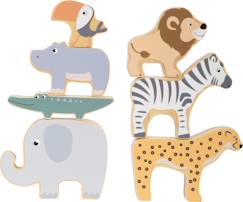 Jouet-Animaux à empiler safari