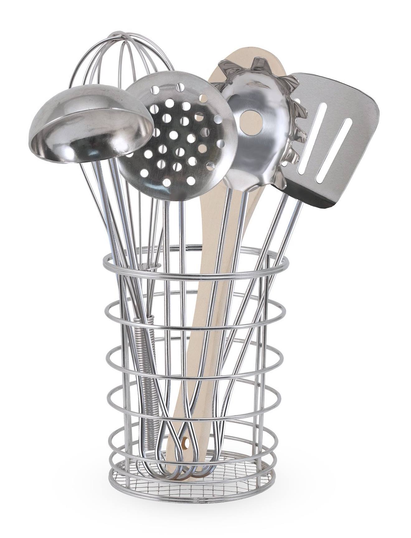 Ensemble D'ustensiles De Cuisson Gris