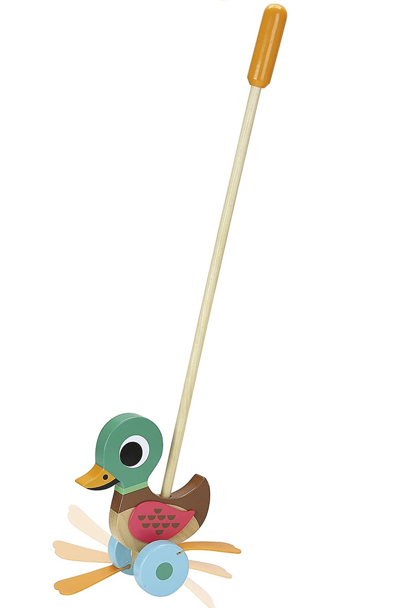 Canard À Pousser Beige