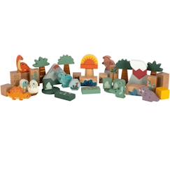 Blocs de construction en bois dino  - vertbaudet enfant