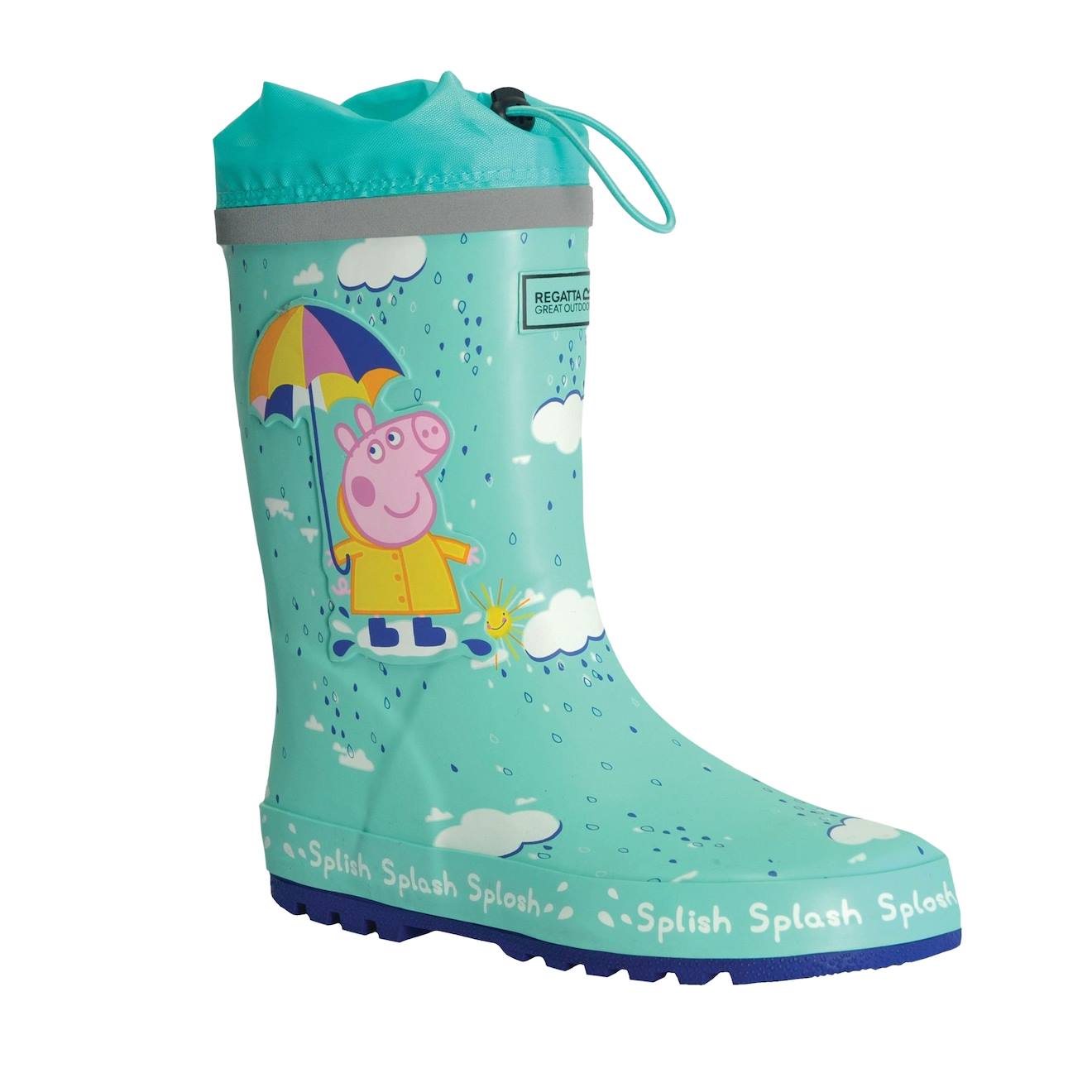 Bottes De Pluie Caoutchouc Peppa Pig Bleu Ciel