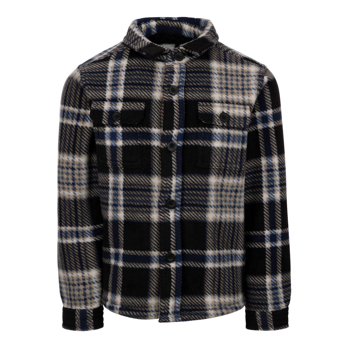 Chemise Polyester Checkley Noir