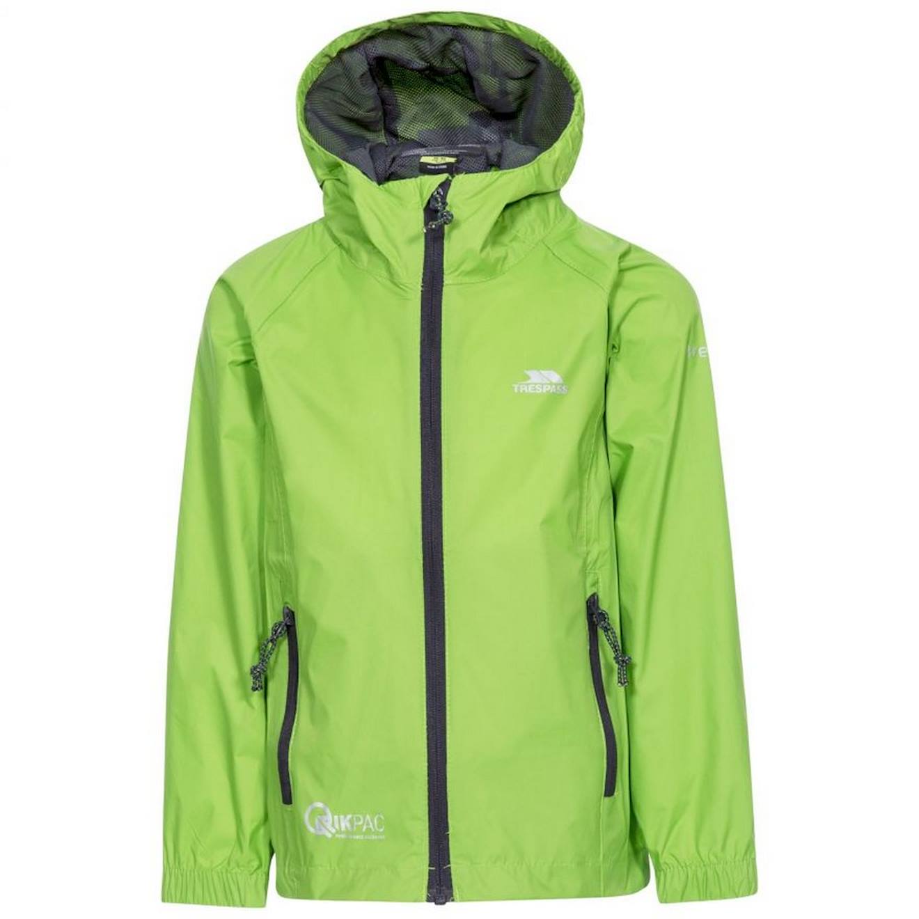 Qikpac Veste Imperméable Repliable Coton Égyptien Vert