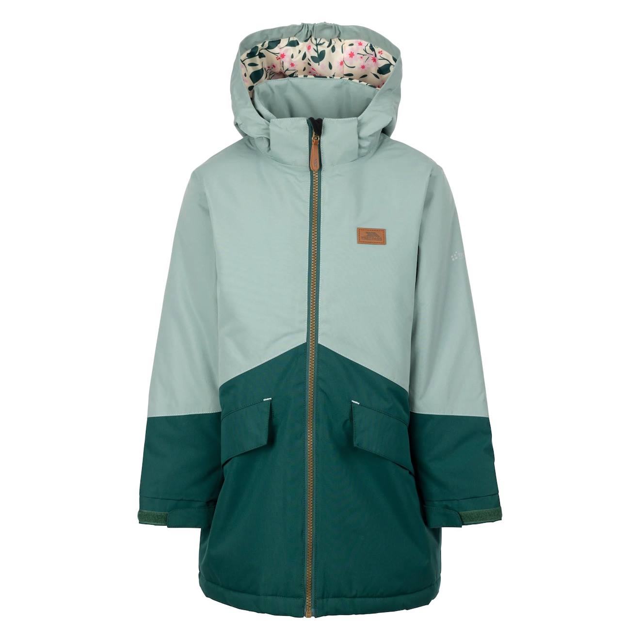 Imperméable Synthétique Oleta Vert Sarcelle Pâle
