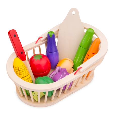 New Classic Toys - Panier De Légumes Beige