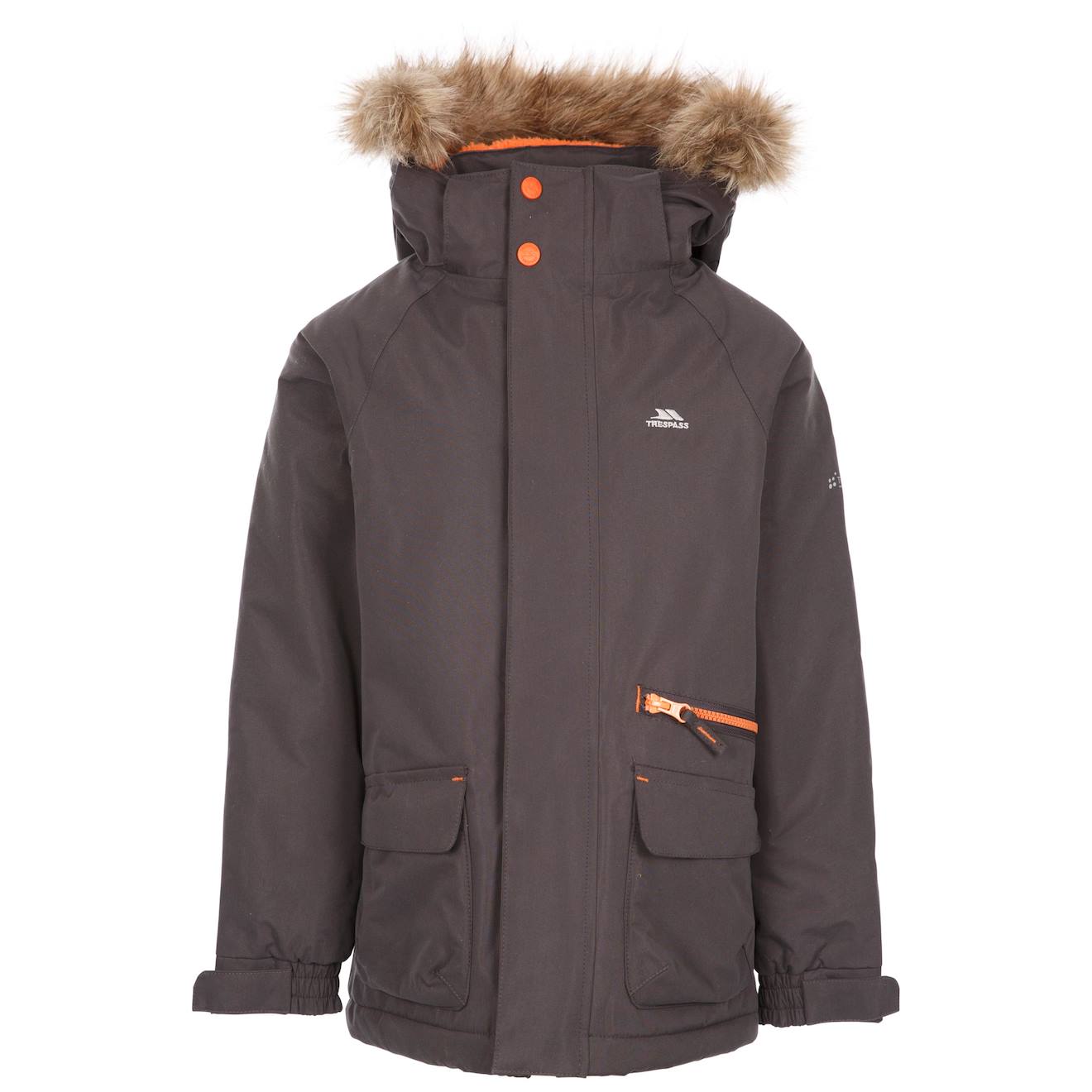 Parka Polyester Upbeat Gris Foncé