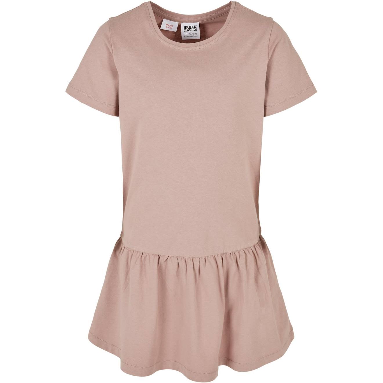 Robe T-shirt En Coton Peigné De Qualité Supérieure Valance Rose Pâle