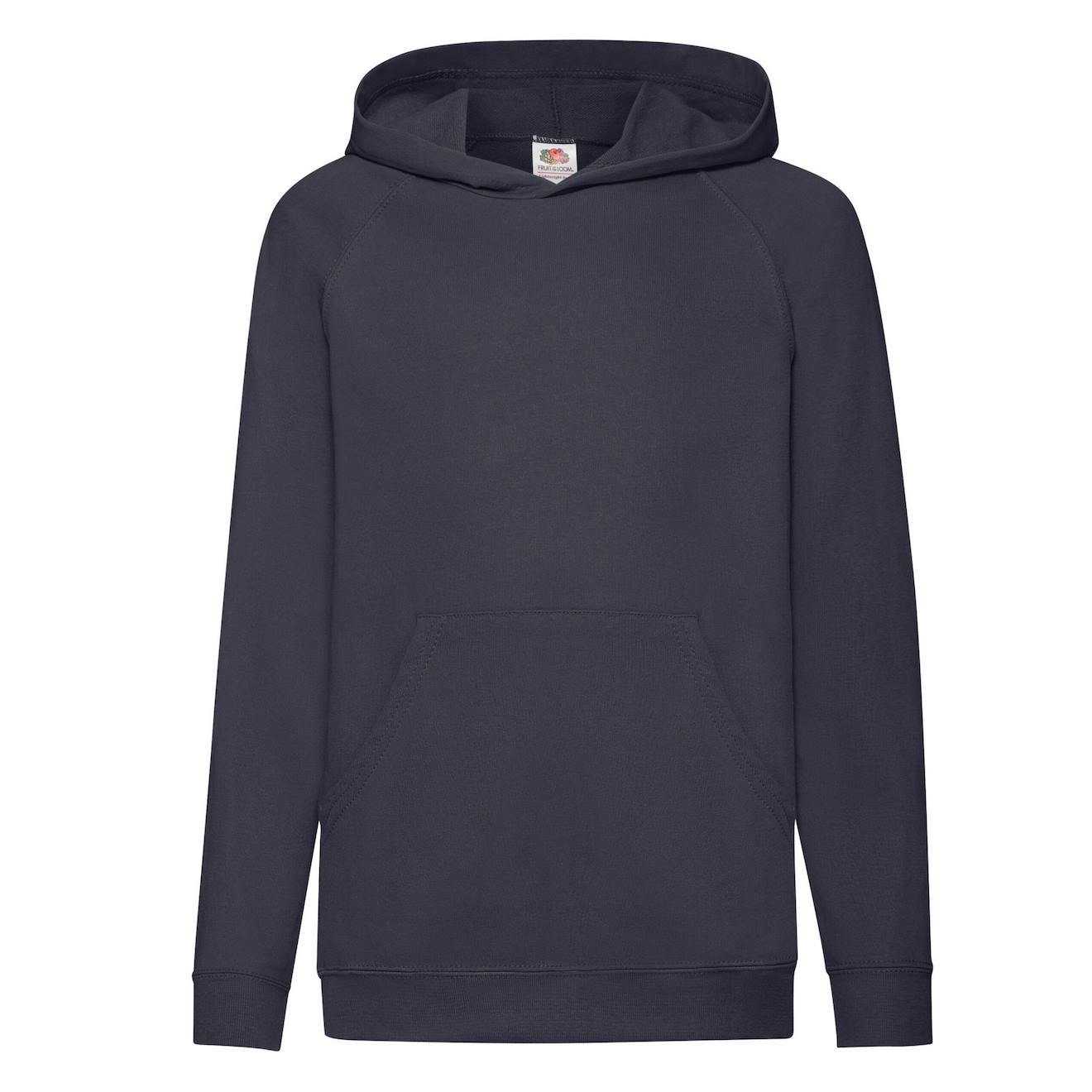 Sweat À Capuche Coton Bleu Marine Sombre