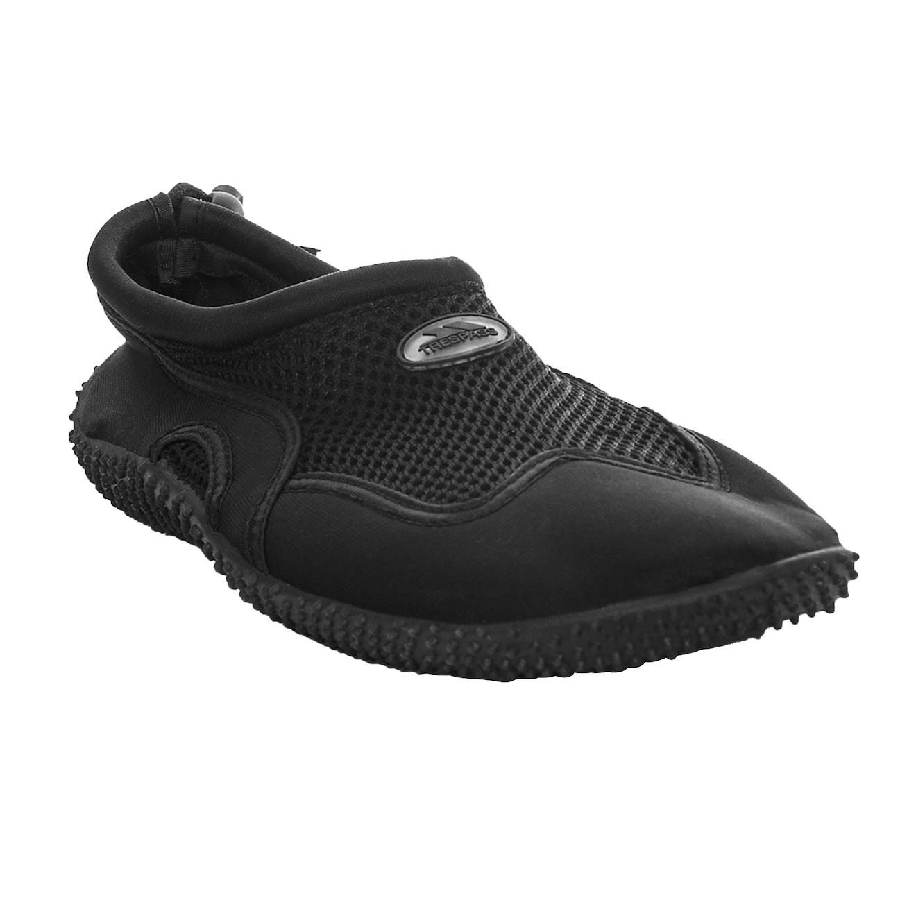 Chaussures Aquatiques Caoutchouc Paddle Noir