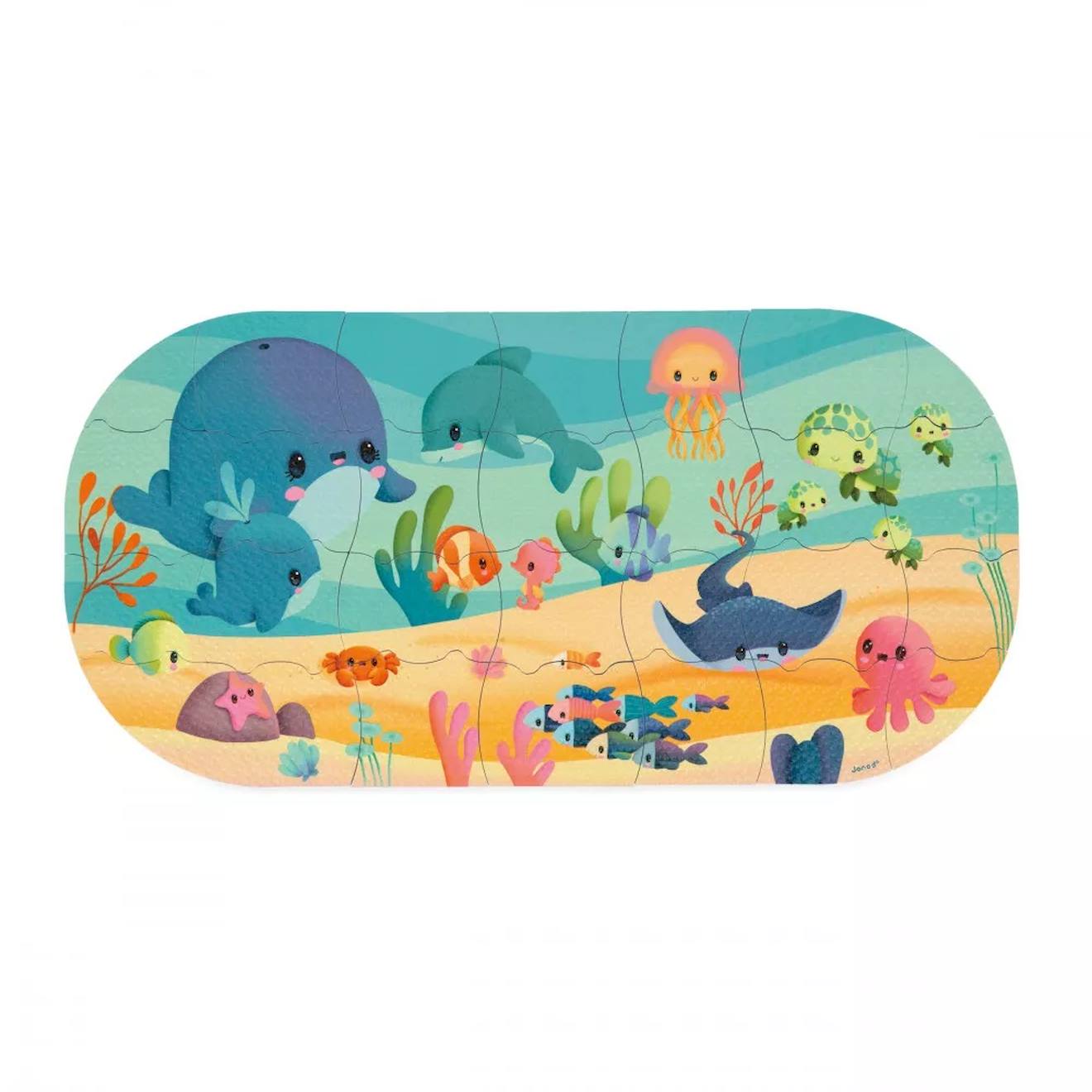 Mon Puzzle De Bain Océan Bleu