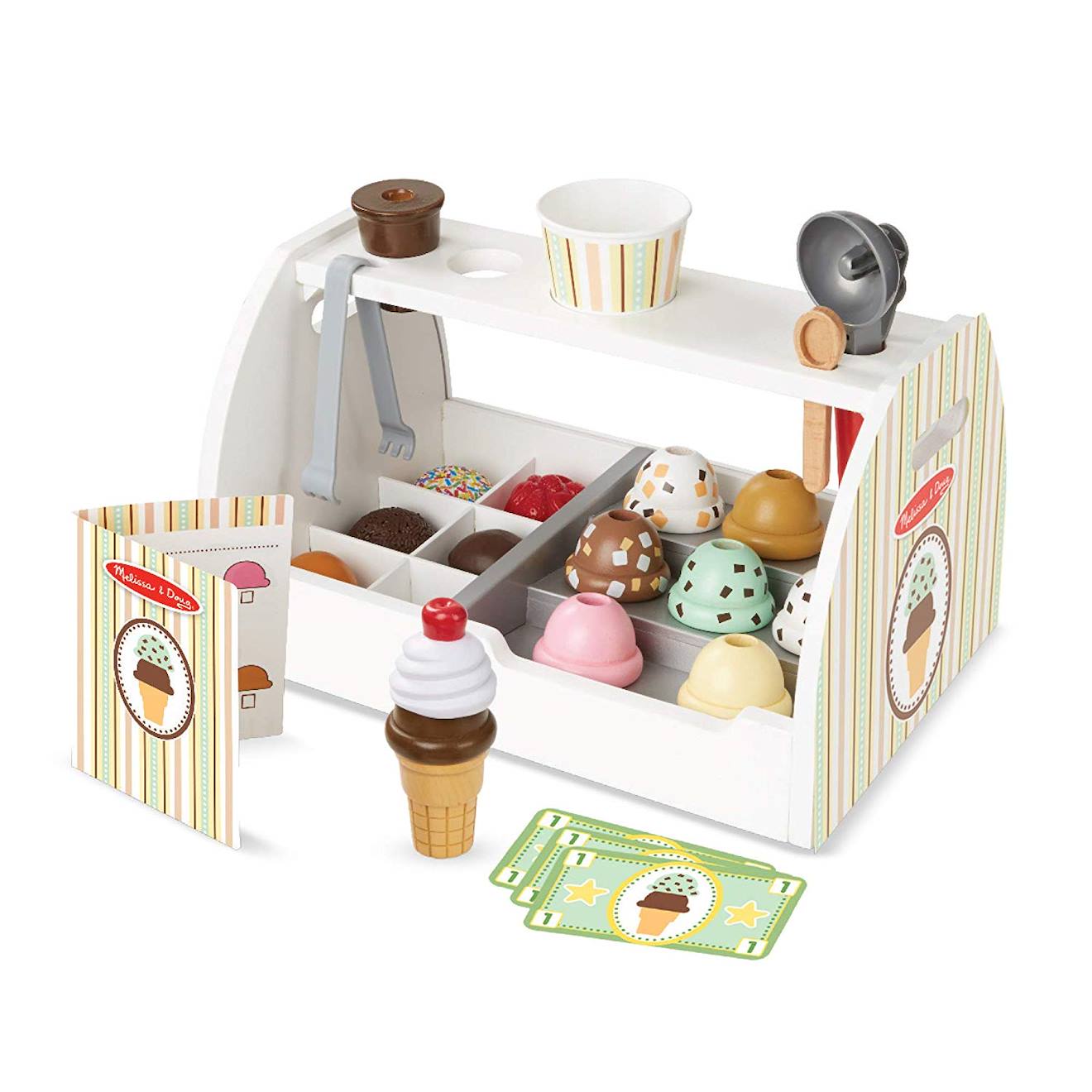 Melissa & Doug - Comptoir À Crème Glacée Blanc