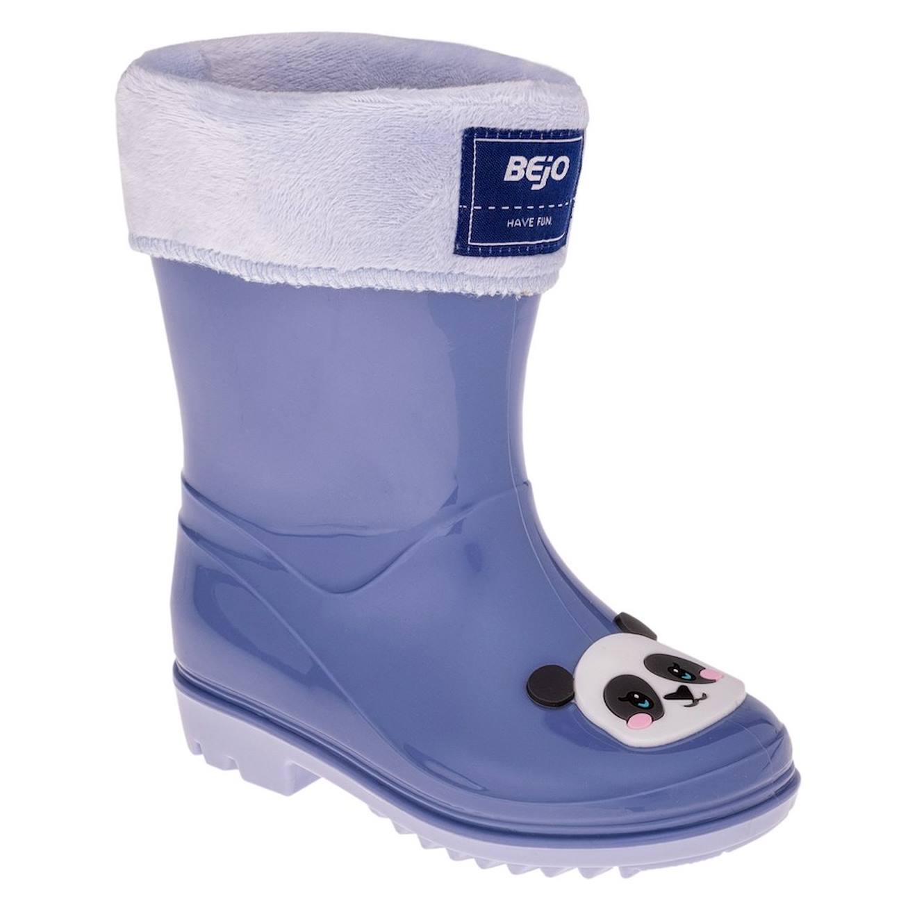 Bottes De Pluie Synthétique Frise Bleuet / Gris