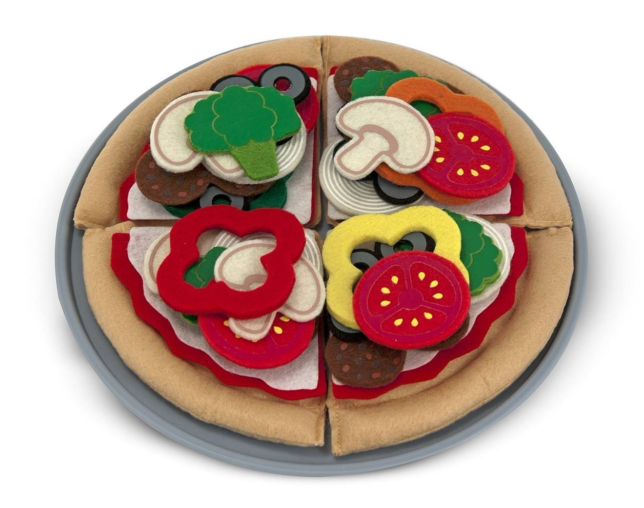 Melissa & Doug - Pizza En Feutre Rouge