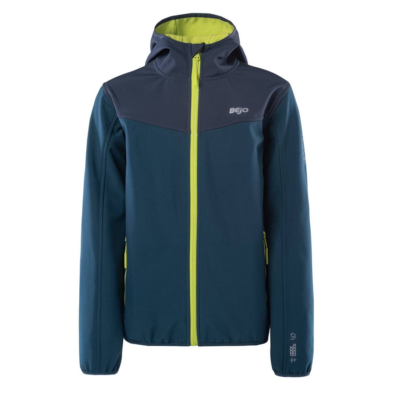 Veste Imperméable Synthétique Zeref Bleu Sarcelle Mat / Saphir Fon