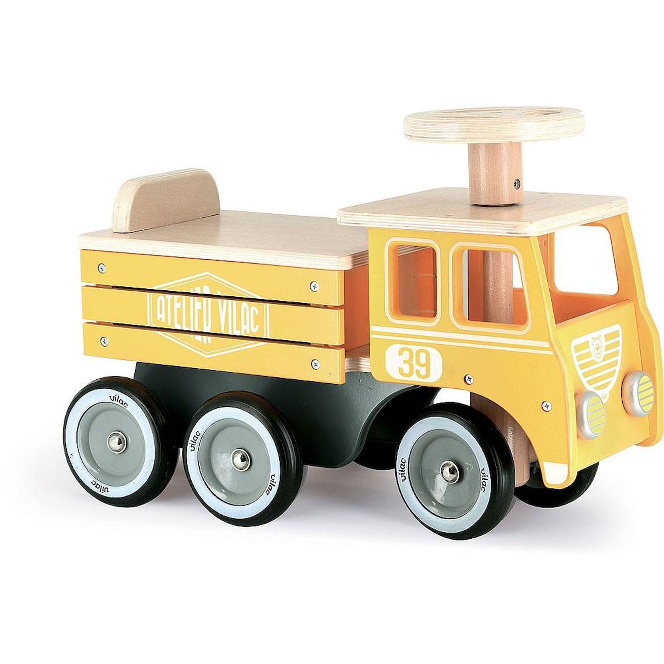 Vilac - Porteur Camion De Chantier Jaune