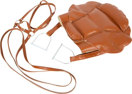 Small Foot - Selle Et Bride Pour Cheval De Bois Marron