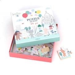 Jouet-Puzzle en bois escapade à paris 24 pcs