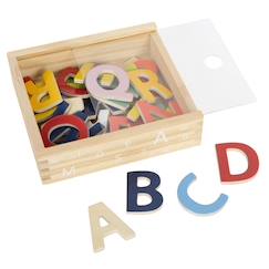 Jouet-Activités artistiques et musicales-Lettres magnétiques colorées
