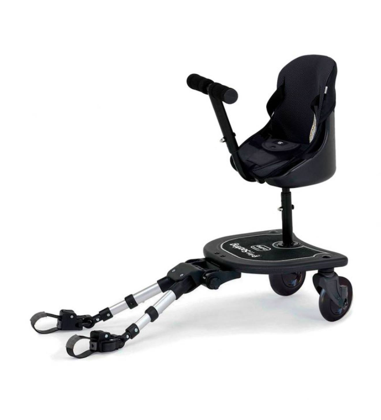 ASALVO - Siège De Scooter Buggy Board Pour Poussette Noir