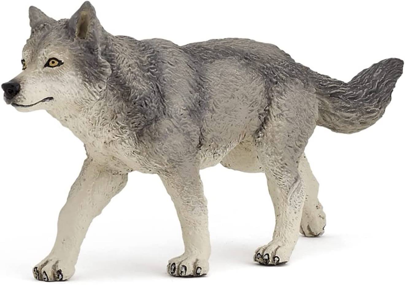 Figurine Louve Grise Gris