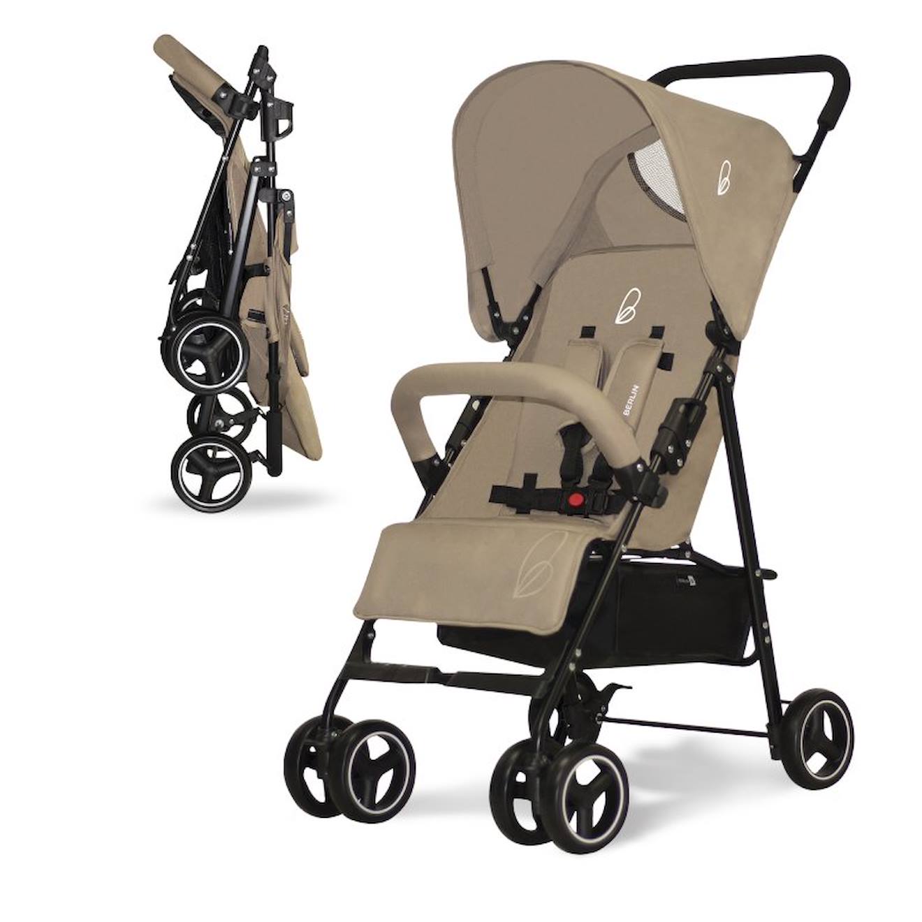 ASALVO - Poussette Berlin Beige