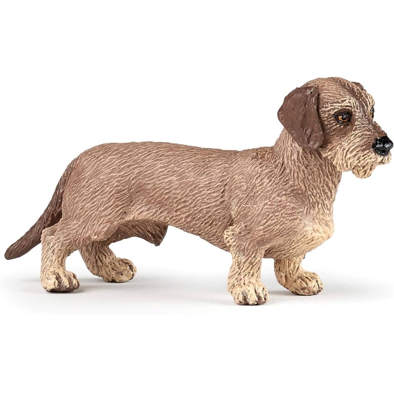 Figurine Chien Teckel Marron