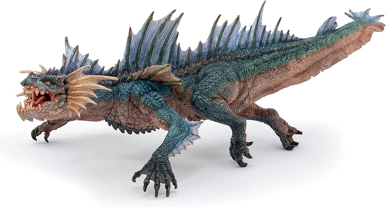 Papo - Figurine Dragon Des Mers Bleu
