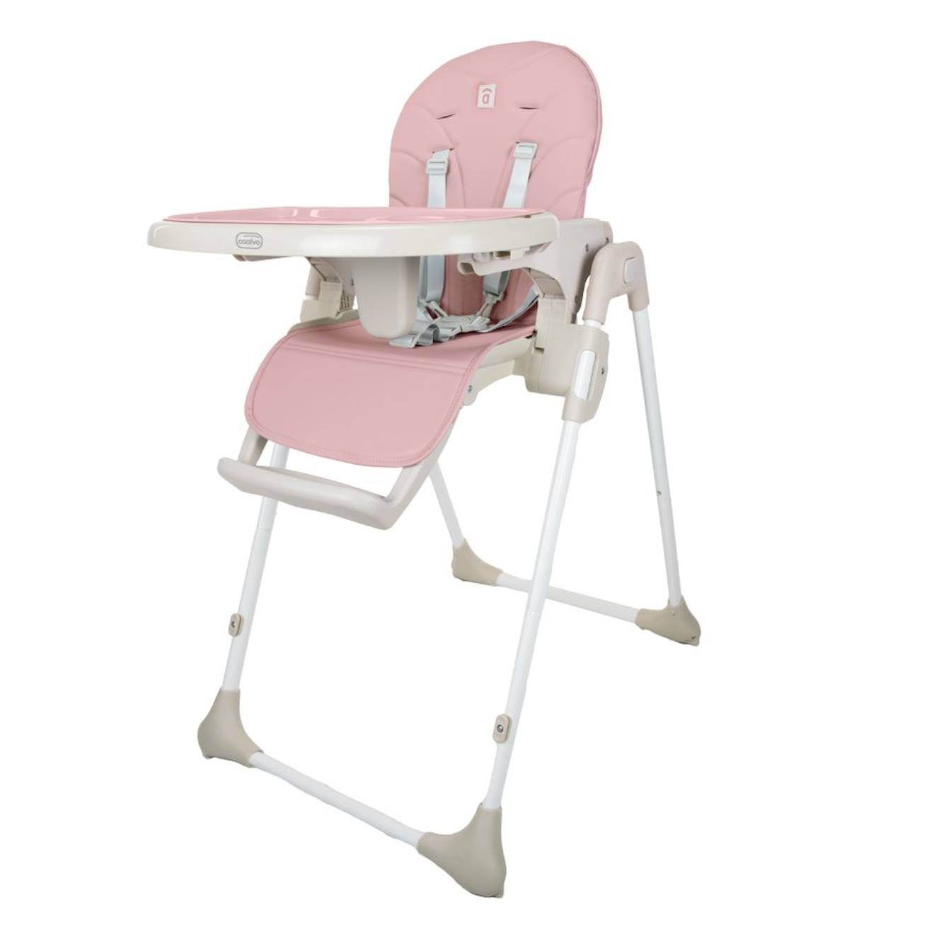 ASALVO - Chaise Haute Légère Et Compacte Arzak Rose