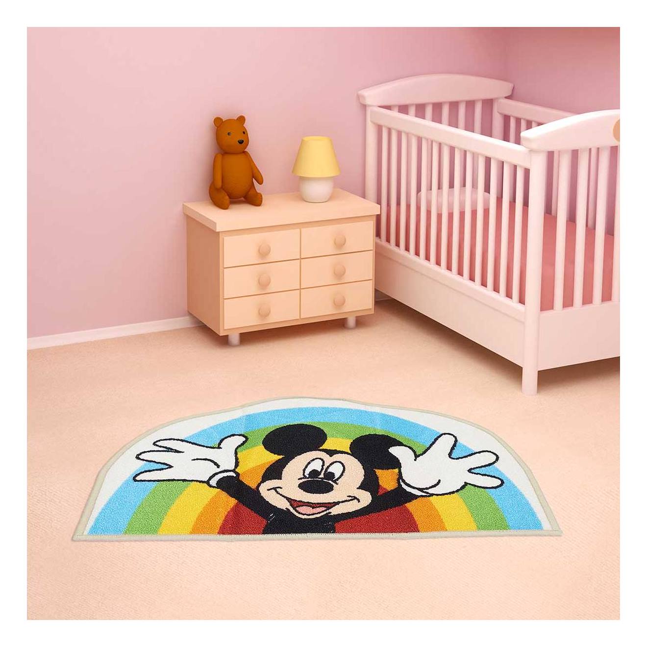 Tapis Enfant Mickey Multicolore