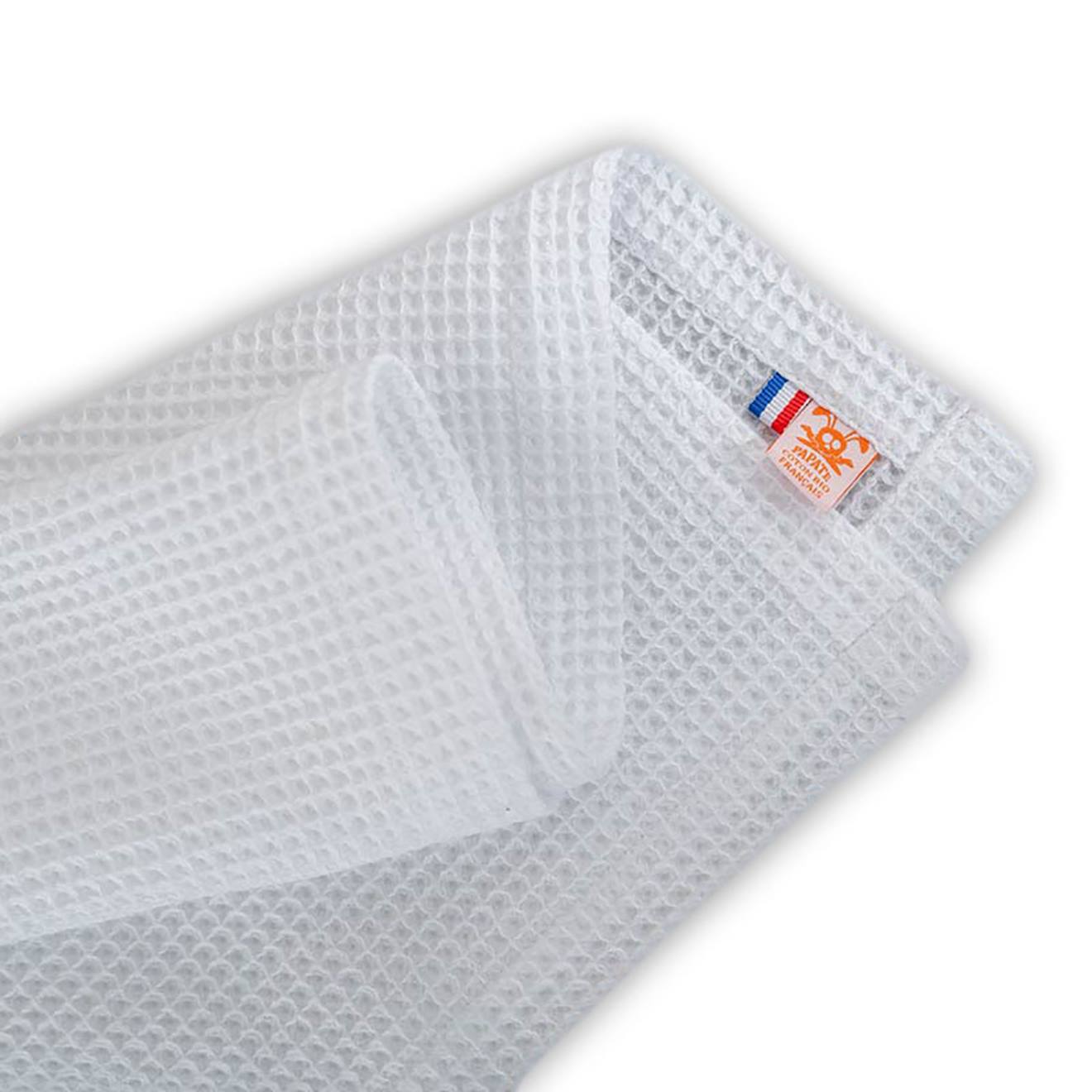 PAPATE - Couverture Polaire En Coton Bio Blanc