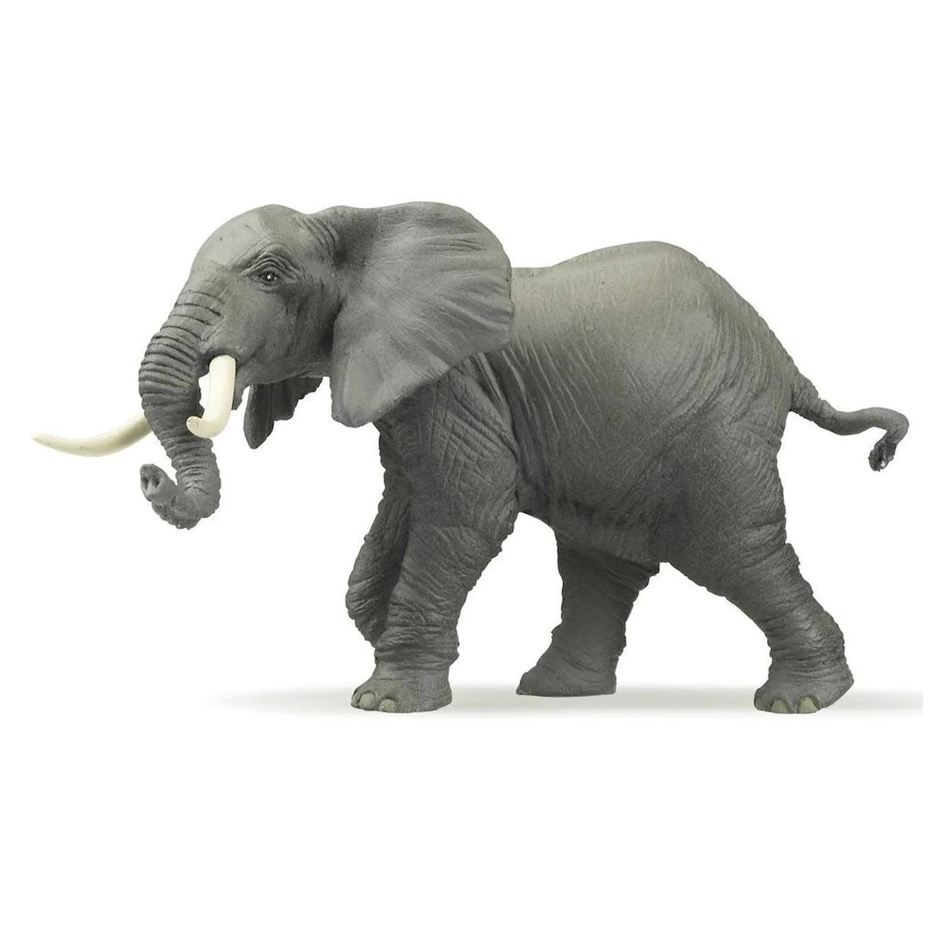 Papo - Figurine Éléphant Marchant Gris