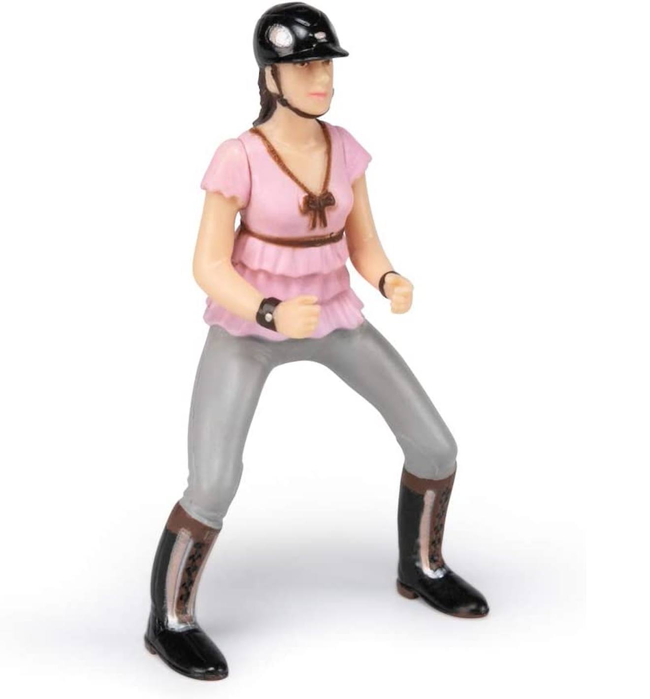 Figurine Cavalière Fashion Rose Rose